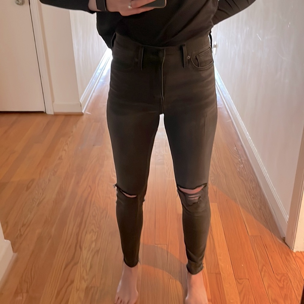 Madewell denim skinny jeans, size 26